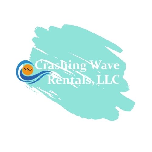 White with Aqua Brush Stroke Personal Logo