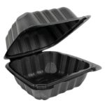 To Go Container Hinged 6x6 (250/Case)