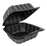 To Go Container Hinged 6x6 (250/Case)