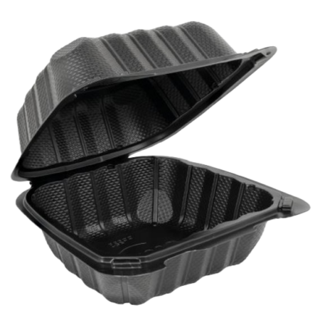 To Go Container Hinged 6x6 (250/Case)