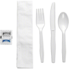 Cutlery Set Wrapped - Napkin/Fork/Spoon/Knife/ Salt & Pepper (250/Case)