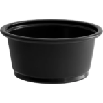 2oz Black Souffle Cup