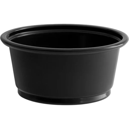 2oz Black Souffle Cup