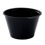 4oz Black Souffle Cup