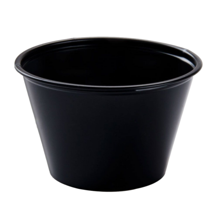 4oz Black Souffle Cup