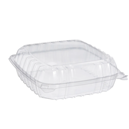 Clear Hinged 1 Compartment Container