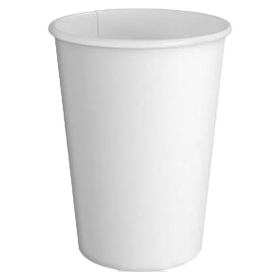12oz White Paper Coffee Cup