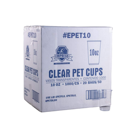 Empress PET Clear Cup 10oz