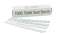 Toilet seat bands