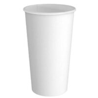 16oz white paper coffee cup