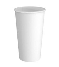 16oz white paper coffee cup