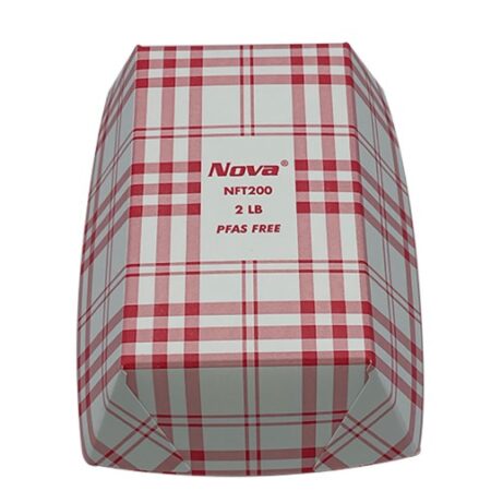 Red Plaid Food Tray